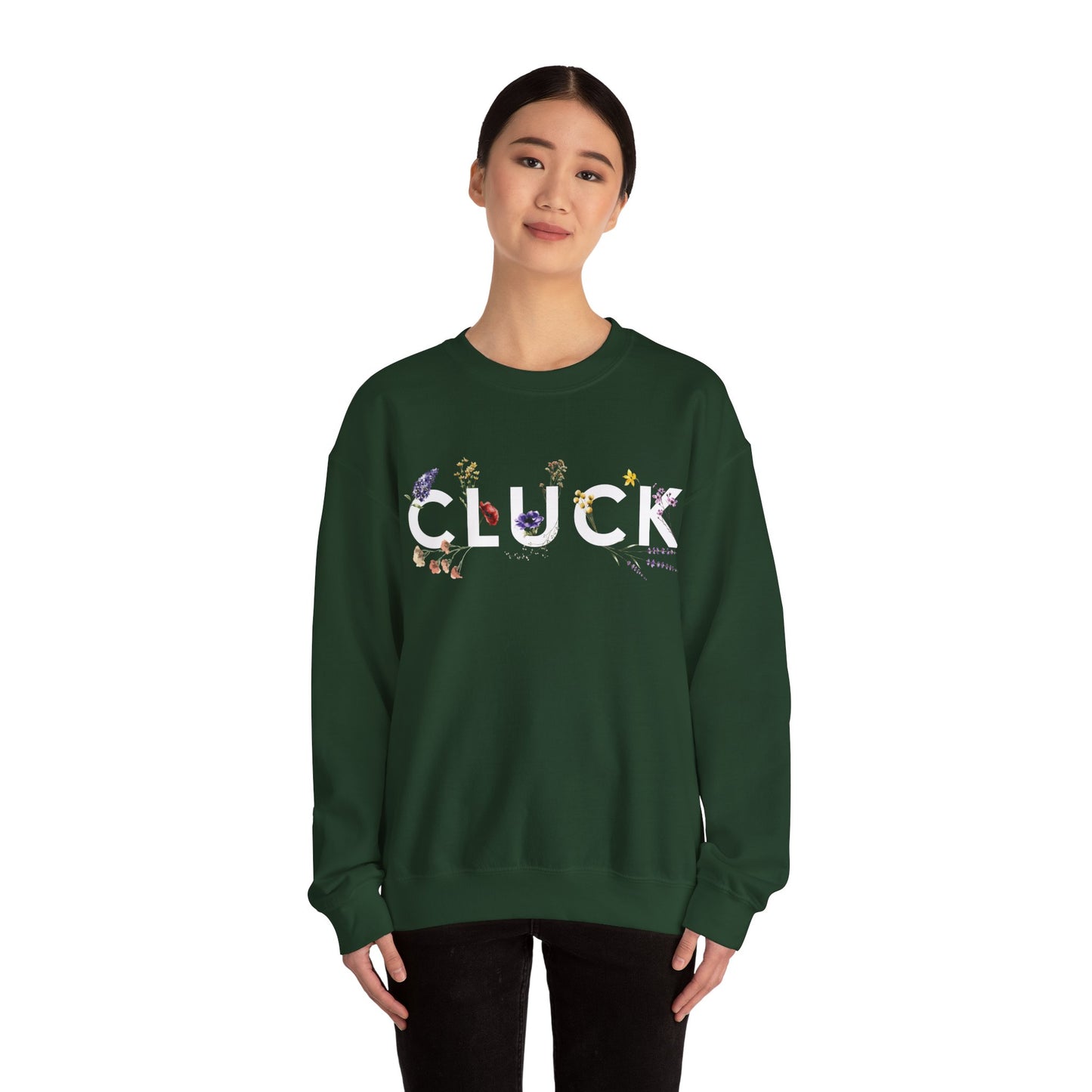 Cluck Chicken Crewneck Sweatshirt