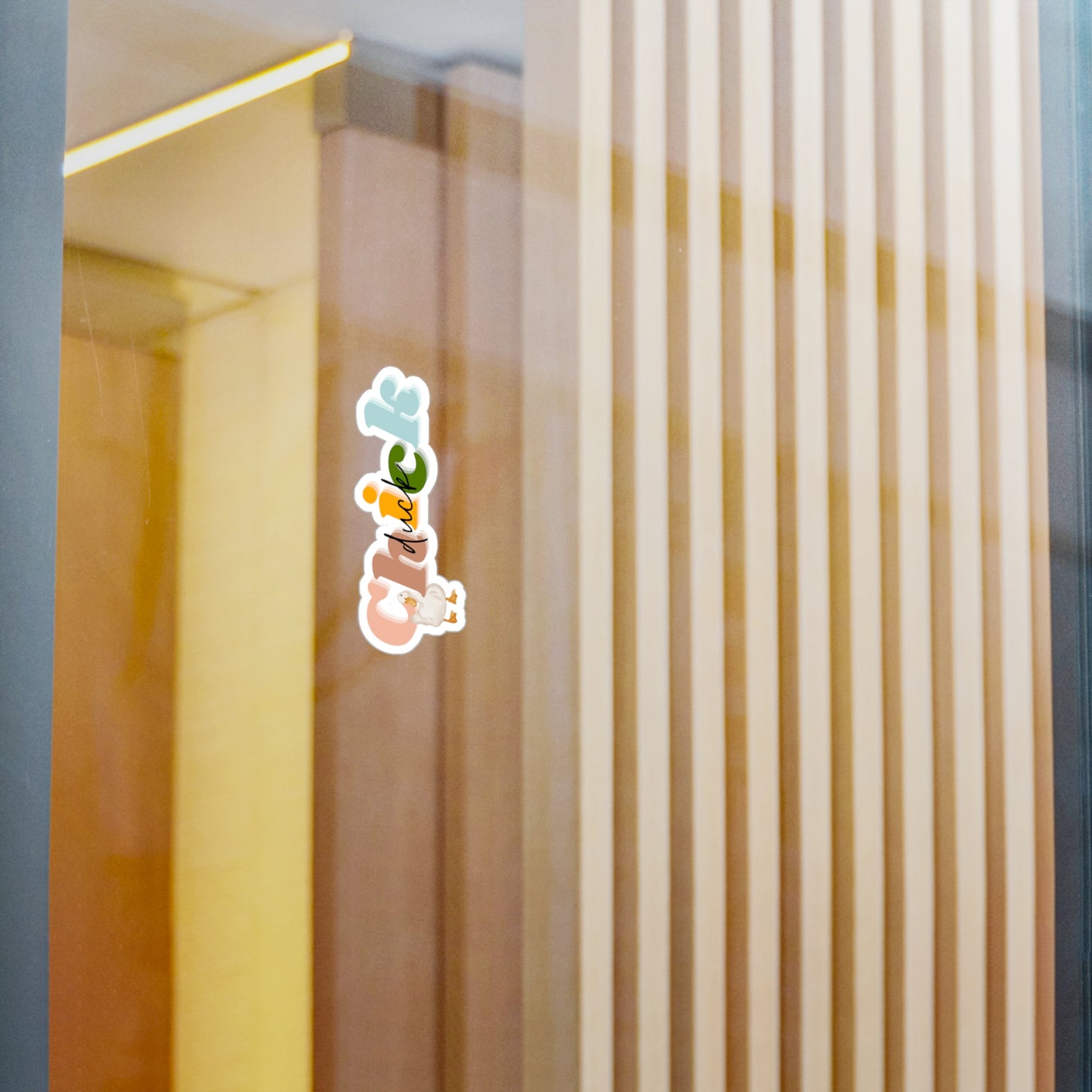 Duck Chick Sticker