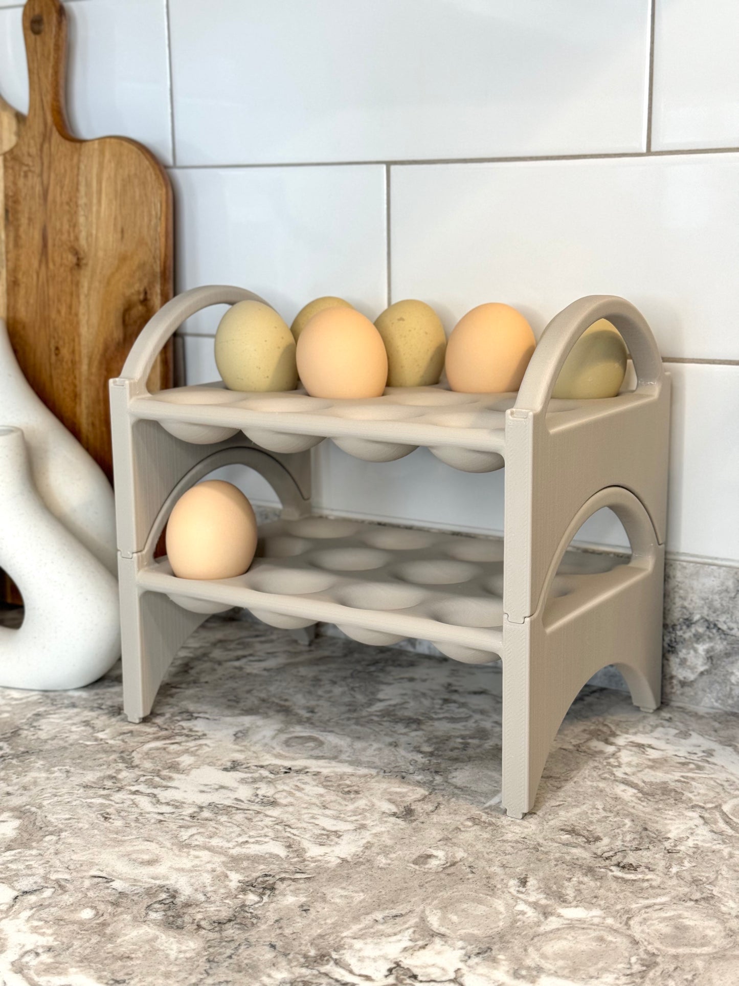 Stackable 12 Count Egg Holder