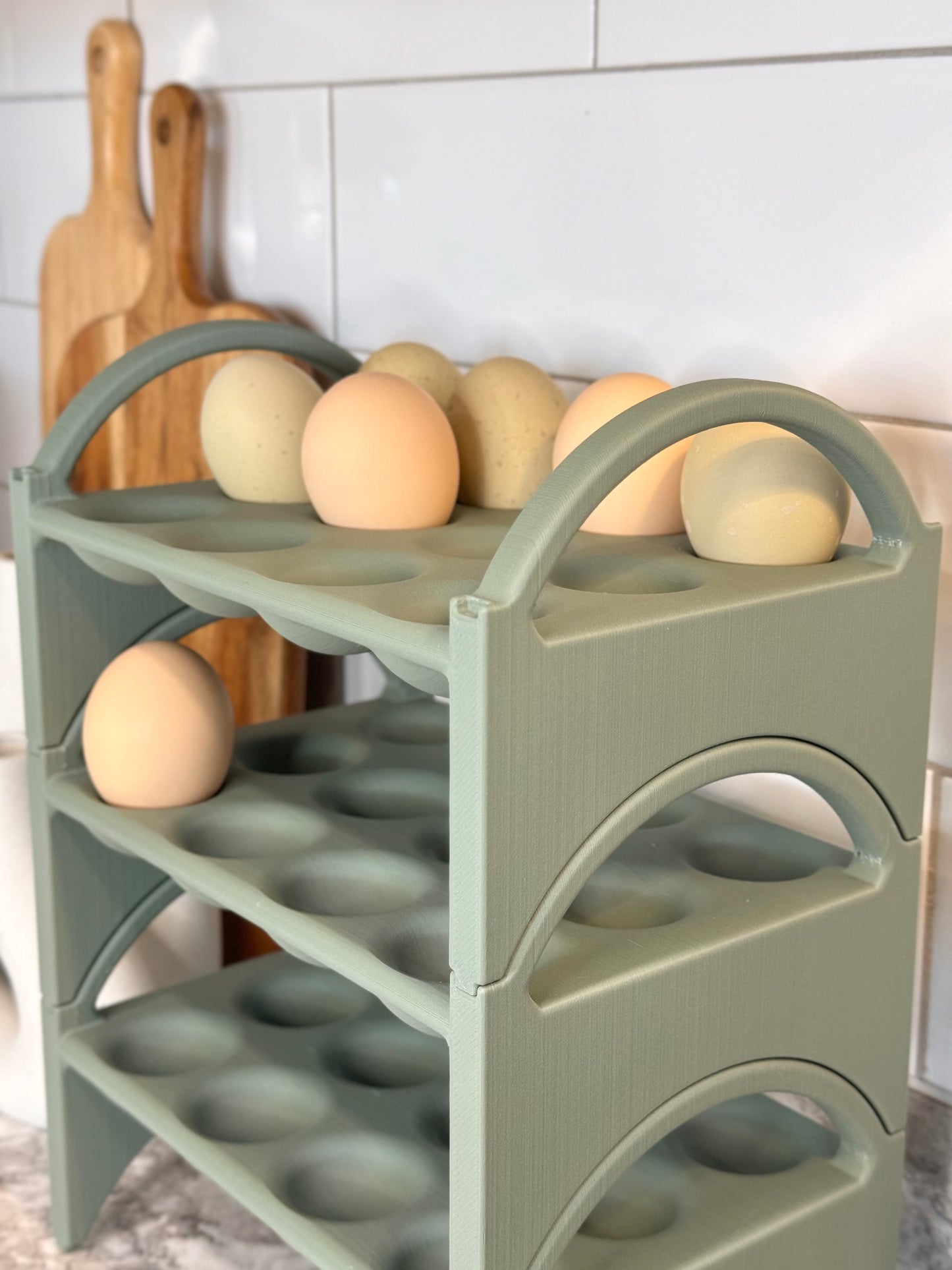 Stackable 12 Count Egg Holder