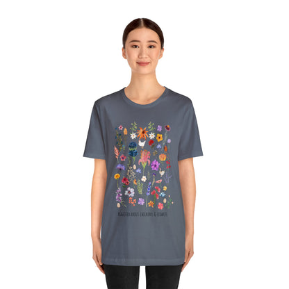 Eggcited About Chickens & Flowers Shirt