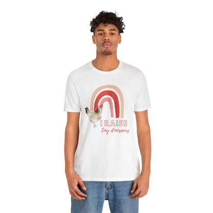 "I Raise Tiny Dinosaurs" Chicken Shirt