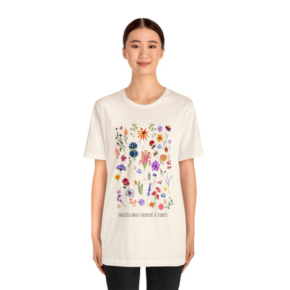 Eggcited About Chickens & Flowers Shirt