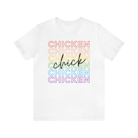 Rainbow Chicken Chick Shirt