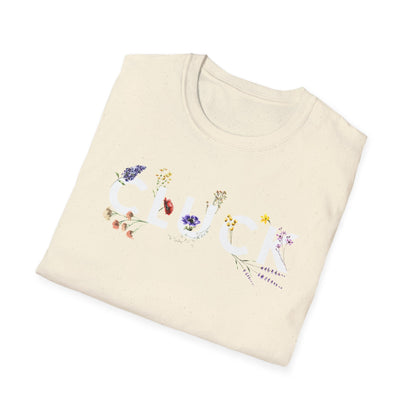 CLUCK Flower Chicken T-Shirt