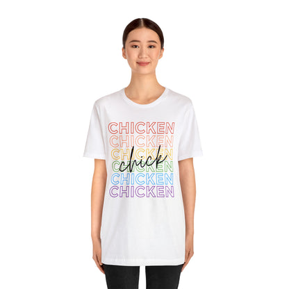 Rainbow Chicken Chick Shirt