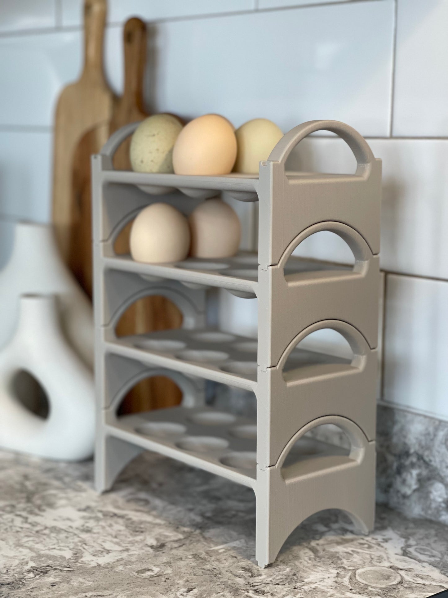 Stackable 6 Count Egg Holder