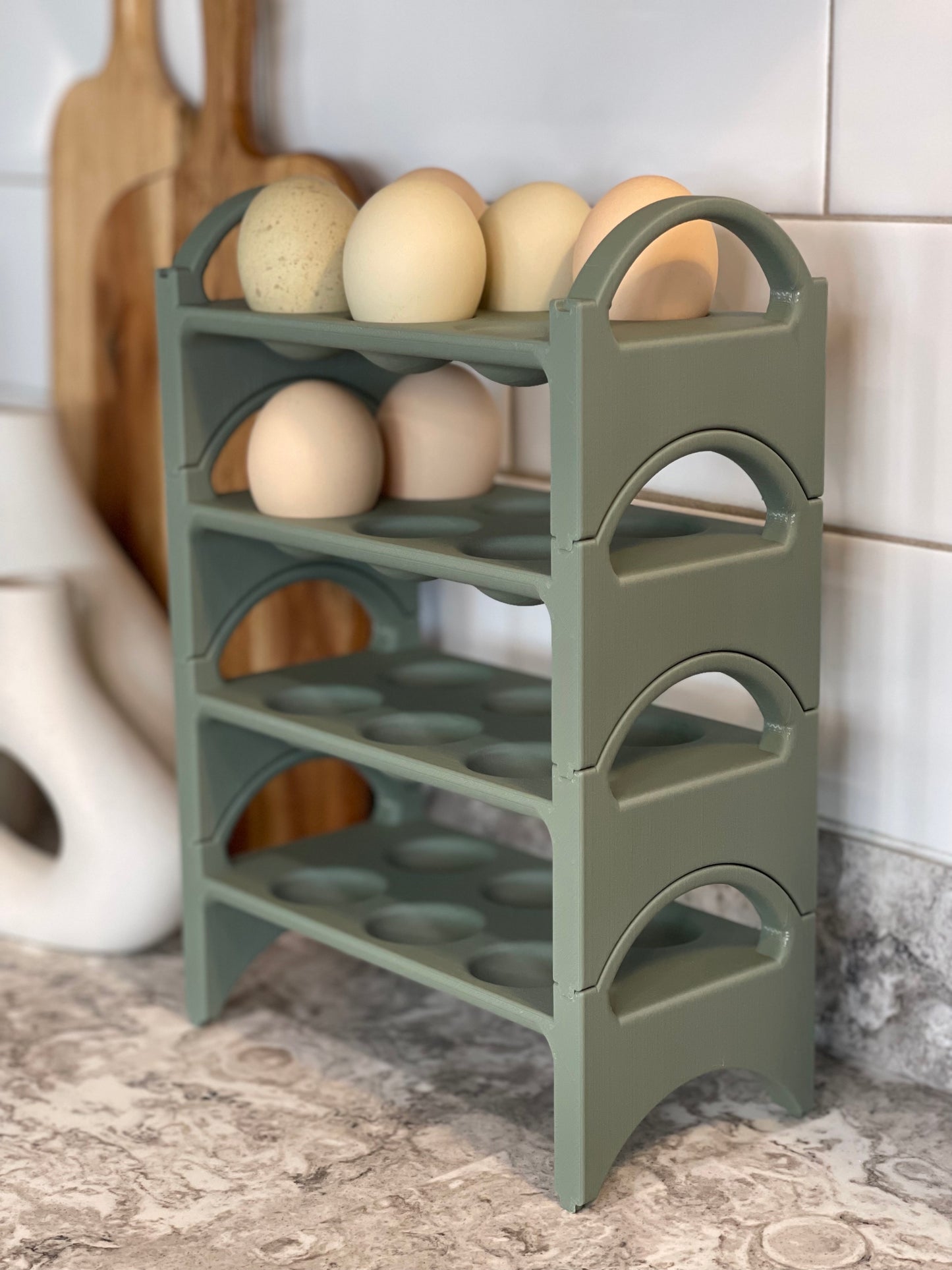 Stackable 6 Count Egg Holder