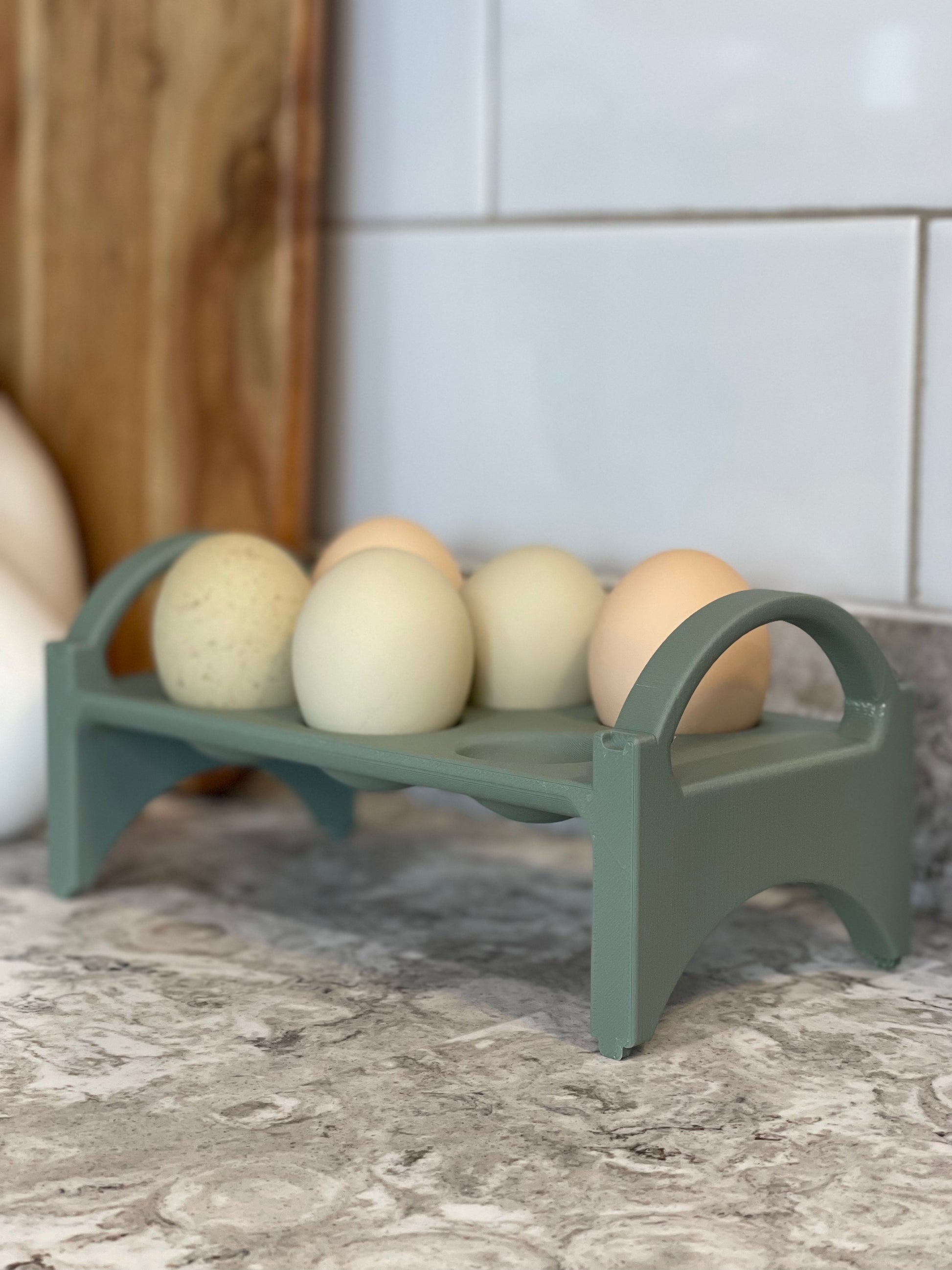 Stackable Egg Holder for your Countertop, Chicken Egg Holder