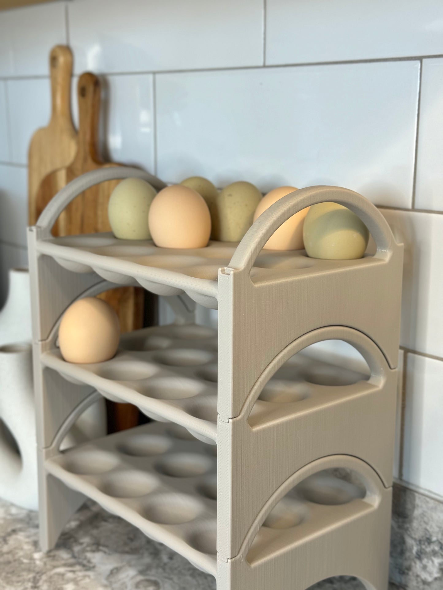 Stackable 12 Count Egg Holder