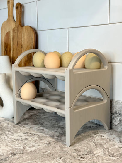 Stackable 12 Count Egg Holder