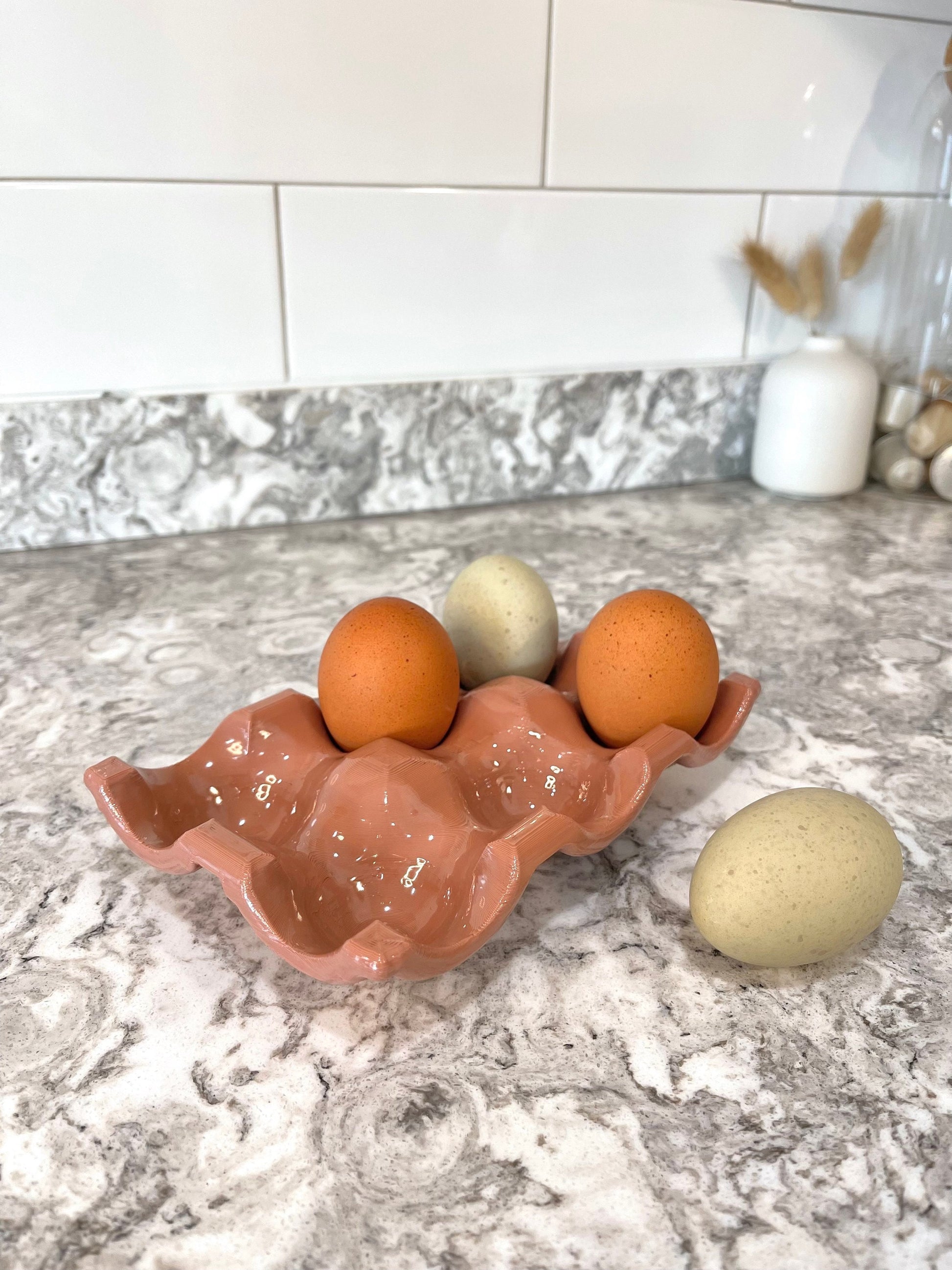 Farm Fresh Egg Holder Kit unpainted Countertop Chicken Holder 