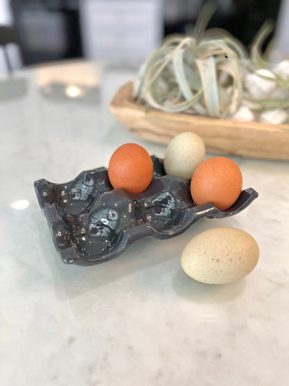 Ash Gray Farm Fresh Egg Holder